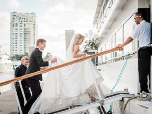 Wedding Yacht Charters at Sir Winston Luxury Yacht Charters